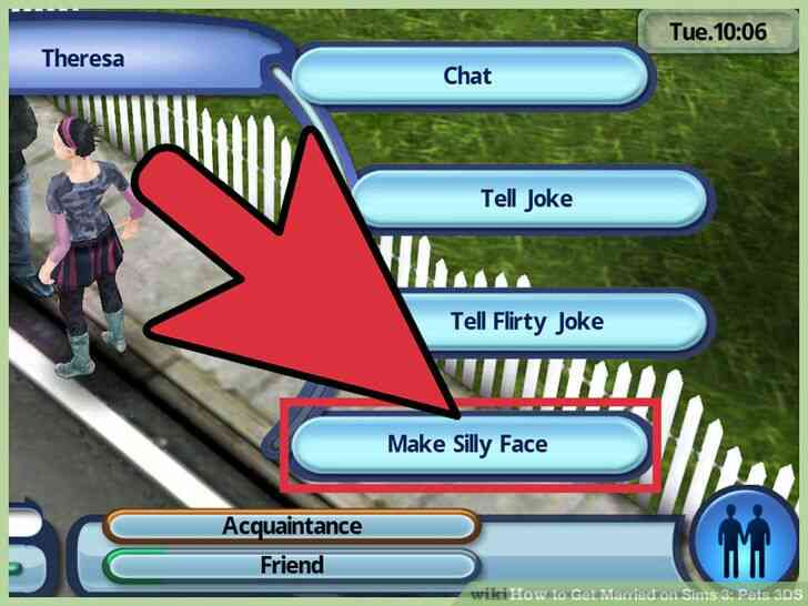 Image intitulée mariez-vous sur Sims 3_ Animaux de compagnie 3DS à l